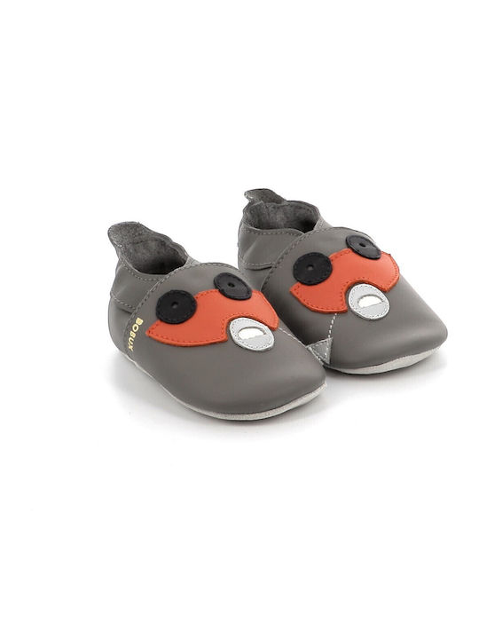 Bobux Baby Slippers Gray