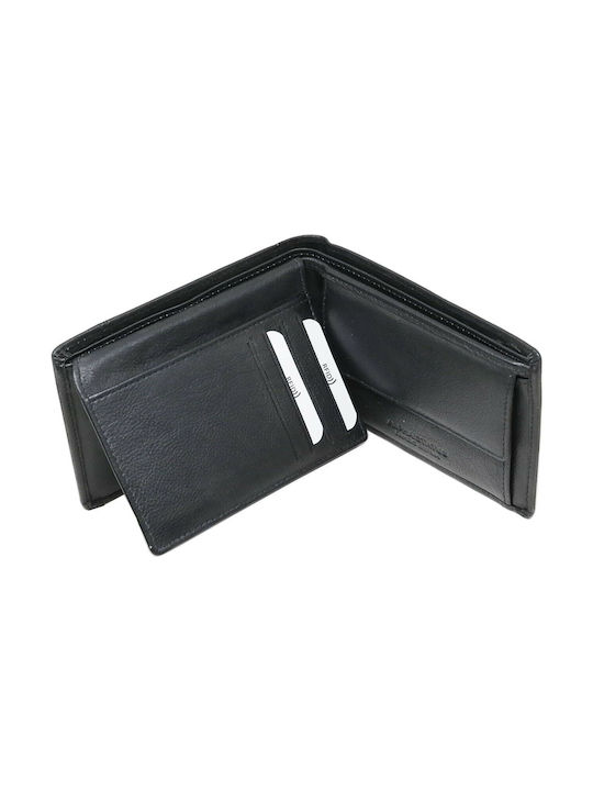 Alpha Status Men's Leather Wallet with RFID Black