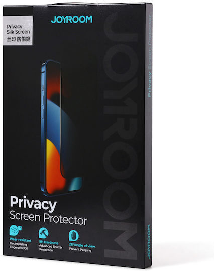 Joyroom Knight 2.5D Datenschutz Vollflächig Gehärtetes Glas (iPhone 17e / 16e / 14 / 13 / 13 Pro)