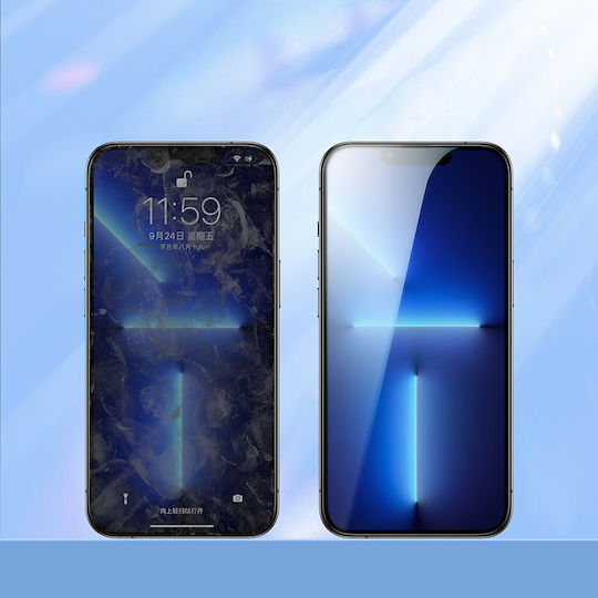 Joyroom Knight with Transparent Frame 2.5D Full Face Tempered Glass (iPhone 14 Pro)