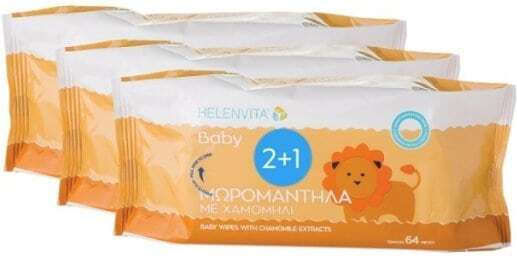 Helenvita Baby with Chamomile Babytücher ohne Alkohol & Parabene 3x20Stk