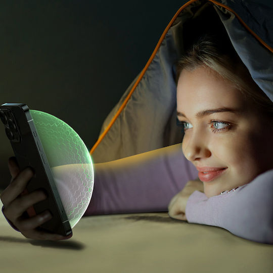 Joyroom Knight Anti Blue Light Закалено стъкло за цялото лице Черен (iPhone 14 Pro Max)