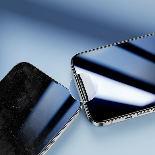 Joyroom Knight 2.5D Full Face Tempered Glass Μαύρο (iPhone 17e / 16e / 14 / 13 / 13 Pro)