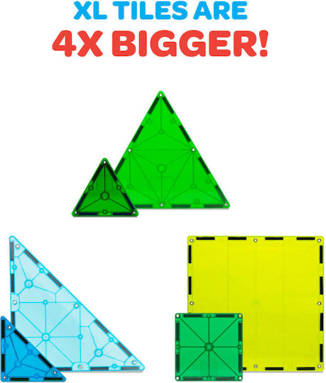 Magna-Tiles Μαγνητικό Παιχνίδι Κατασκευών Δεινόσαυροι για Παιδιά 3+ Ετών