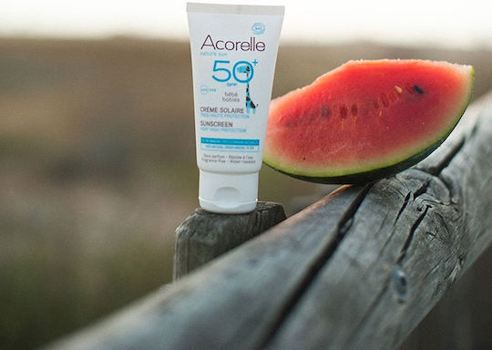 Acorelle Nature Sun SPF50 Αδιάβροχο Βρεφικό Αντηλιακό Γαλάκτωμα για Πρόσωπο & Σώμα 50ml