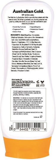 Australian Gold Wasserdicht Kinder Sonnencreme Emulsion SPF50 237ml