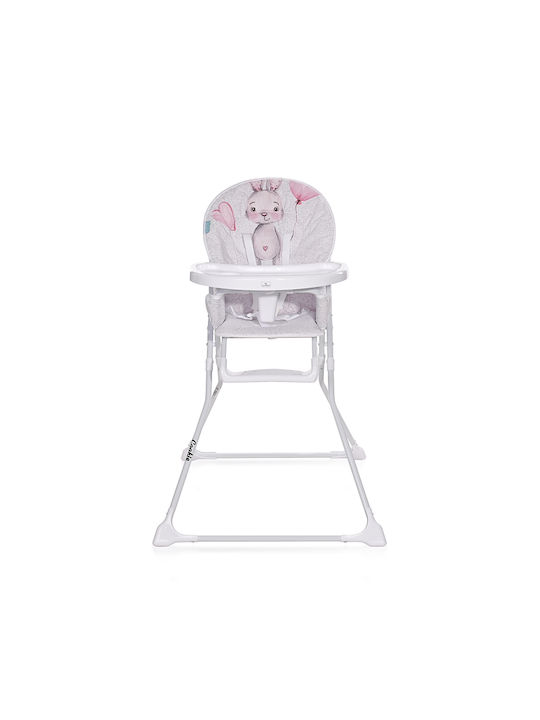 Lorelli Cookie Foldable Highchair with Metal Frame & Fabric Seat Noble Grey