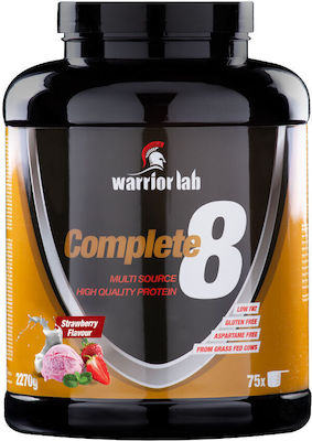 Warrior Lab Complete Whey Суроватъчна Протеин без глутен с Вкус на Ягода 2.27kg