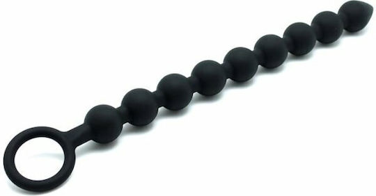 Rimba Bondage Play Anal Beads Πρωκτικές Μπίλιες Black 32cm