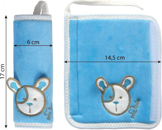 Kiokids Sevi Bebe Auto-Sicherheitsgurt-Pads Hellblau