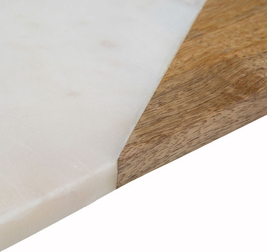 Atmosphera Schneidebrett Weiß 30x15cm 1Stück
