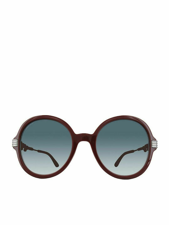 Jimmy Choo Γυαλιά Ηλίου Μπορντό με Mixed Σκελετό Jimmy Choo Γυαλιά Ηλίου Μπορντό με Mixed Σκελετό