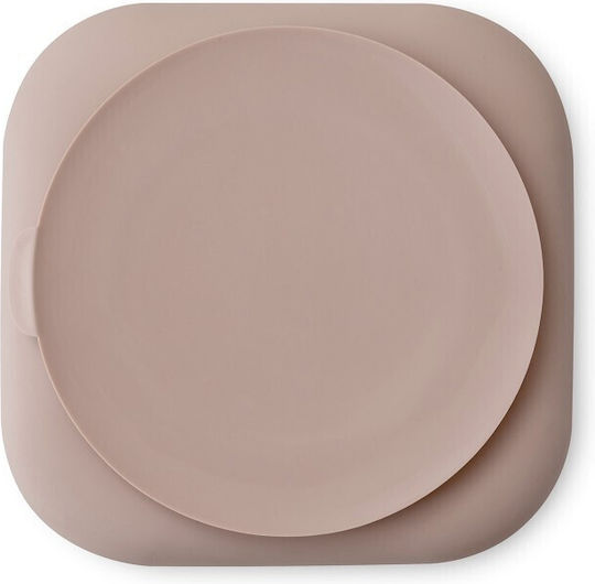 Interbaby Baby Food Plate made of Silicone Pink