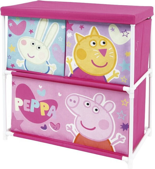 Arditex Παιδικό Κουτί Αποθήκευσης από Ύφασμα Peppa Pig Ροζ 60x30x60cm