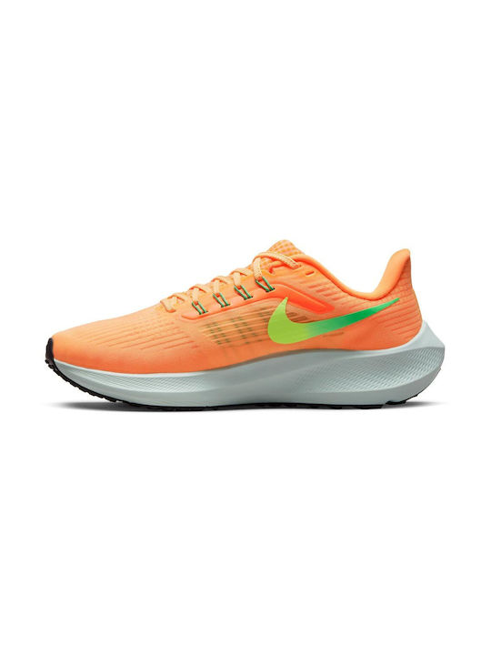Air Zoom Pegasus 39 Sport Shoes Running Peach Cream / Total Orange / Green Shock / Ghost Green