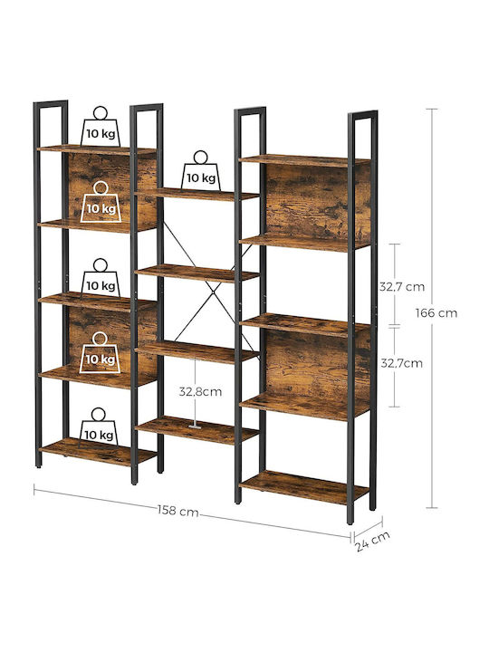 Bibliotecă Maro 158x24x166cm