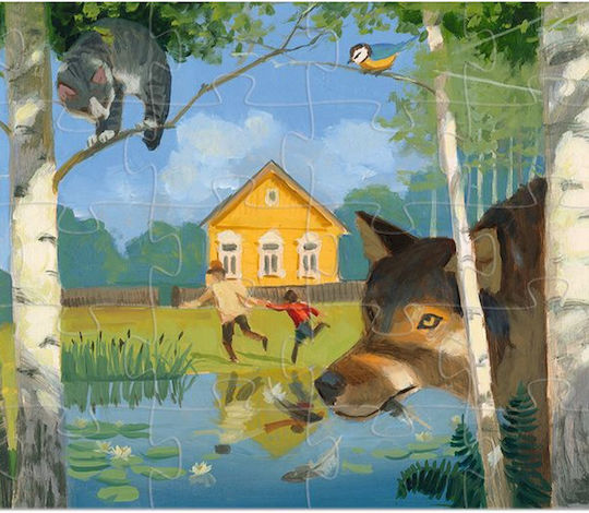 Kids Puzzle Peter and the Wolf for 5+ years+ Years 50pcs Djeco