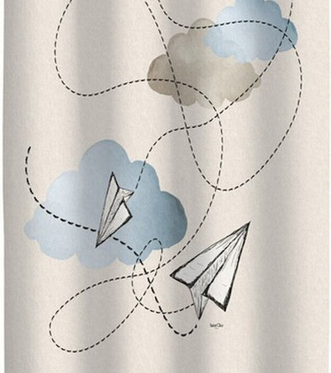 Saint Clair Детска завеса Glide с куки Бежов 1752030120004 160x240cm