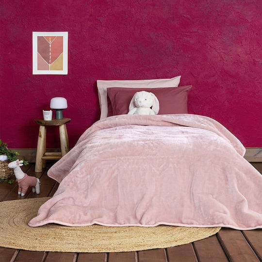 Nima Blanket Velvet Coperta Pink 160x220cm Nima Blanket Velvet Coperta Pink 160x220cm
