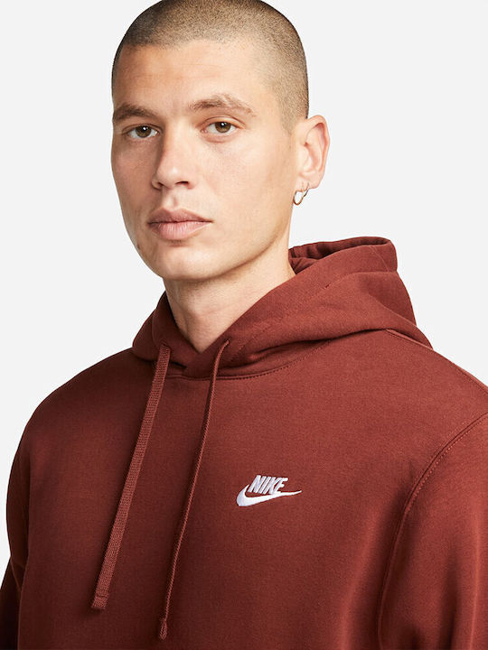 Club Sweatshirt mit Kapuze Oxen Braun