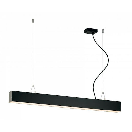 Viokef Station Ultra LED Kommerzielle lineare Beleuchtung Leuchte Decke 30W Warmes Weiß IP20 mit einstellbarer Helligkeit B114xT5.5xH7.5cm