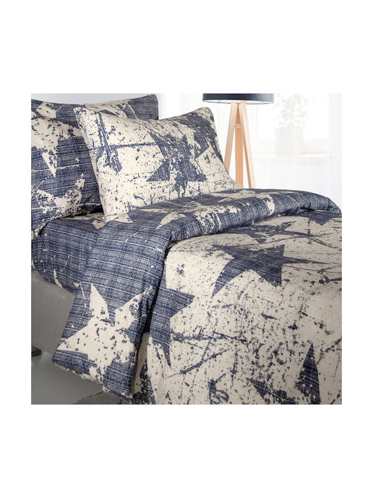 Saint Clair Galaxy Kids Duvet Cover Single Cotton Blue 160x220cm