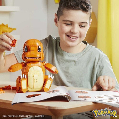 Mega Bloks Pokemon Building Blocks Charmander For Age 10+ 750 Pieces