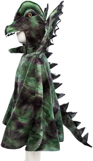 Dilophosaurus Carnival Cape Green for Halloween made of Metal 1pcs