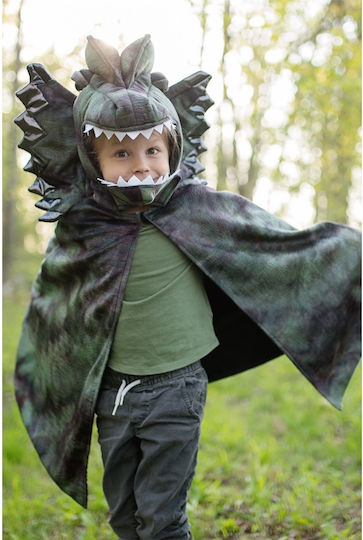 Dilophosaurus Carnival Cape Green for Halloween made of Metal 1pcs