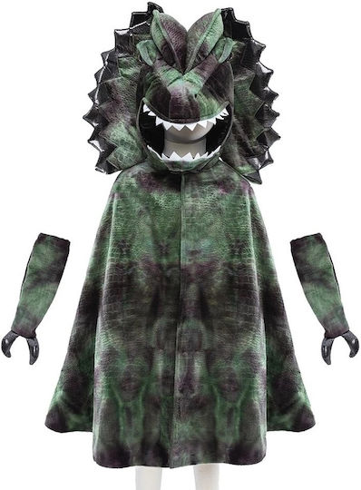 Dilophosaurus Carnival Cape Green for Halloween made of Metal