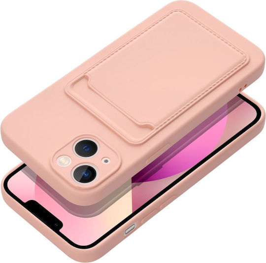 Forcell Card Back Cover Σιλικόνης με Υποδοχή για Κάρτες Κοραλί (iPhone 14)