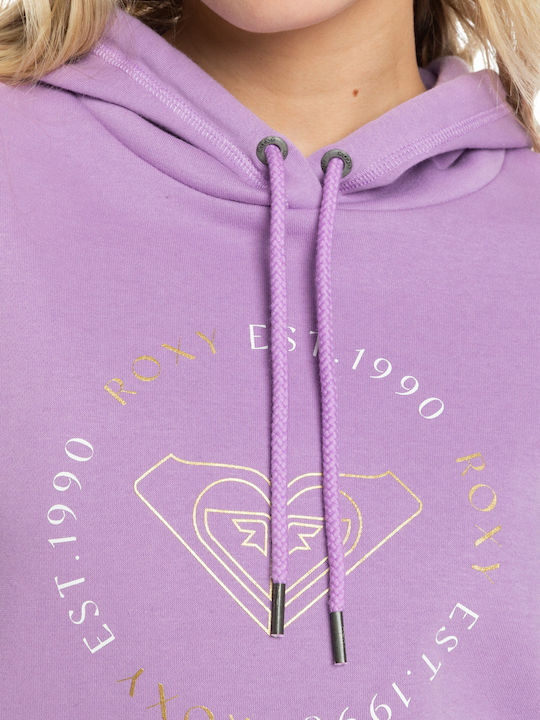 Surf Stoked Women's Sweatshirt Hooded Purple