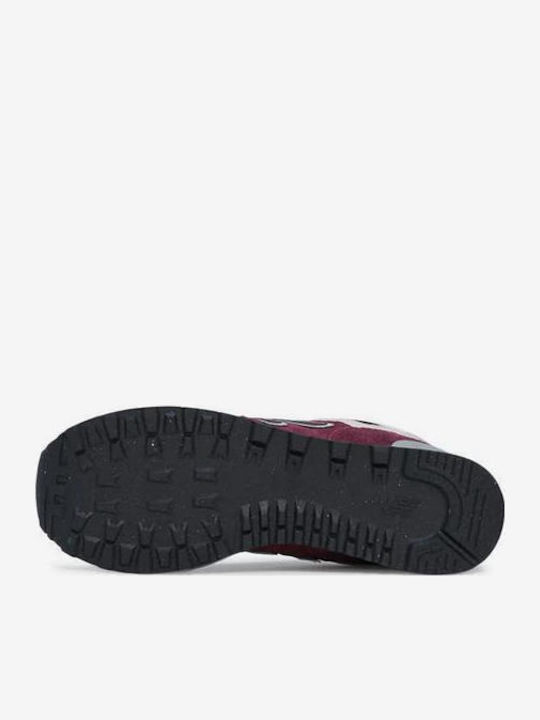 574 Adidași Pentru Bărbați Burgundy