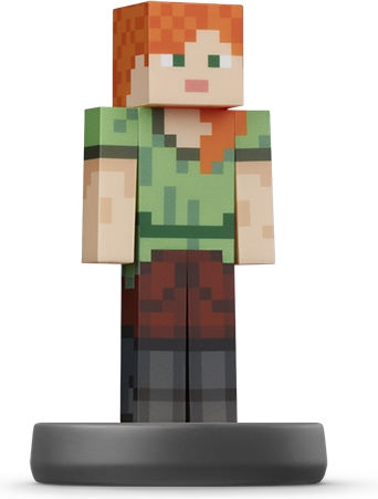 Nintendo Amiibo Super Smash Bros Steve And Alex 2 In1 Character Figure for Switch