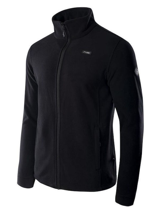 Maze Men's Fleece Cardigan Black