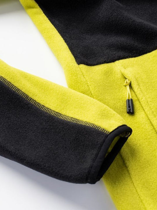 Polartec Bessan Ανδρική Ζακέτα Fleece Κίτρινη