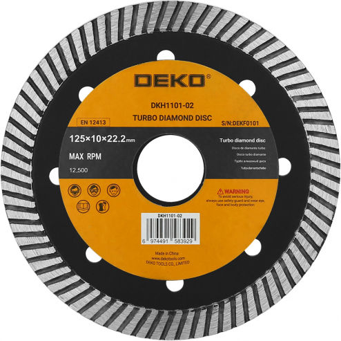 Deko Disc de tăiere Materiale de construcție 125mm
