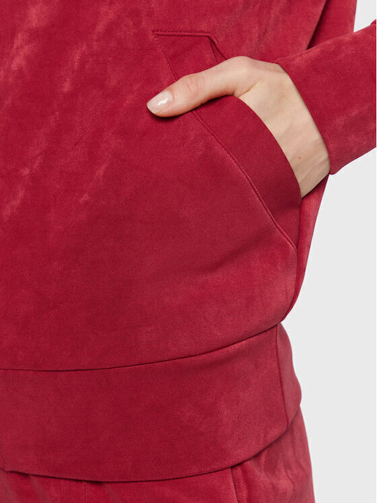 Women's Sweatshirt Jacket Red