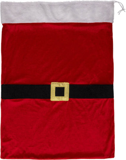 Xmas Bag Tesatura Crăciun Sac pentru Cadou Roșu 50x70cm.