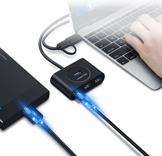 Ugreen CR113 USB Хъб с 4 USB 3.0 Порта и USB-A Връзка