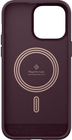 Caseology Parallax Mag Back Cover Σιλικόνης 2mm Burgundy (iPhone 14 Pro)