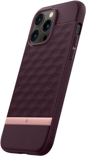 Caseology Parallax Mag Back Cover Σιλικόνης 2mm Burgundy (iPhone 14 Pro)