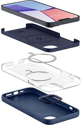 Spigen Fit Mag Back Cover Σιλικόνης Navy Μπλε (iPhone 14 Plus)