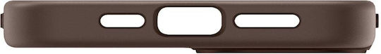 Spigen Cyrill Kajuk Mag Back Cover Silicone Saddle Brown (iPhone 14 Plus)