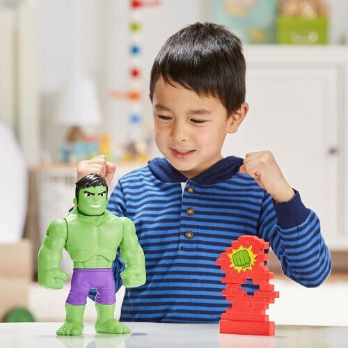 Фигура за Действие Spidey & His Amazing Friends - Power Smash Hulk Хълк за 3+ години Години