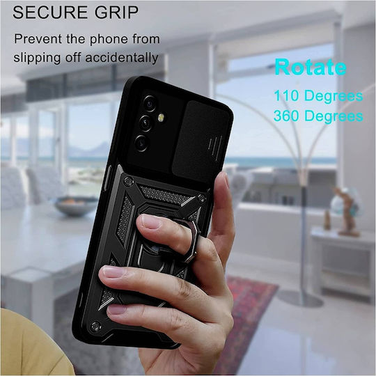 Bodycell Armor Slide Back Cover Plastic Black (Galaxy A13 5G)