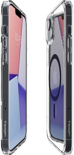 Spigen Ultra Hybrid MagFit Back Cover Plastic 2mm Black Transparent (iPhone 14)