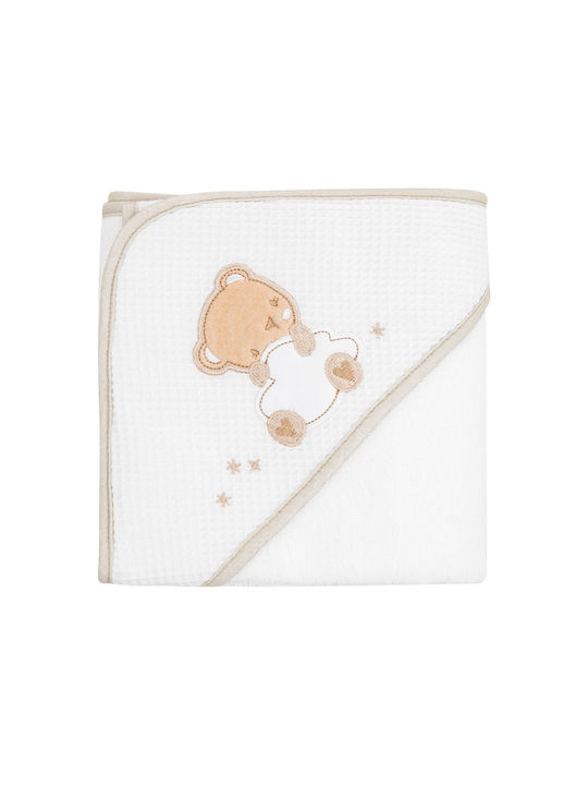 Kikka Boo Baby Bath Towel Bathrobe Hooded 90x90cm
