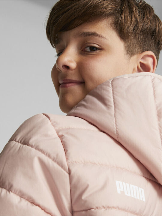 Kinder Sportjacke Kurz mit Kapuze Rosa