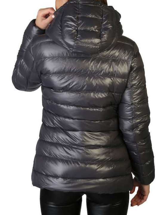 Ciesse Piumini Benja Lang Damen Puffer Jacke für Winter Gray